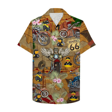 litzzy Motorcycle rubber duckie Hawaiian Shirt, Aloha Shirt Hawaiian Shirt For Men, Woman, Litzzy Aloha Shirt Hawaii Shirt   