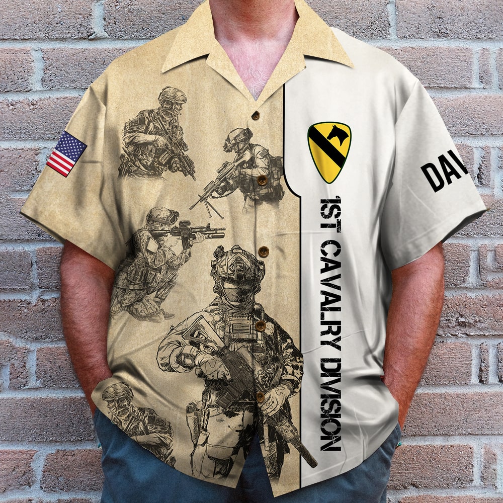 litzzy Veteran Hawaiian Shirt and Beach Shorts - custom military Unit Hawaiian Shirt For Men, Woman, Litzzy Aloha Shirt Hawaiian Shirt   