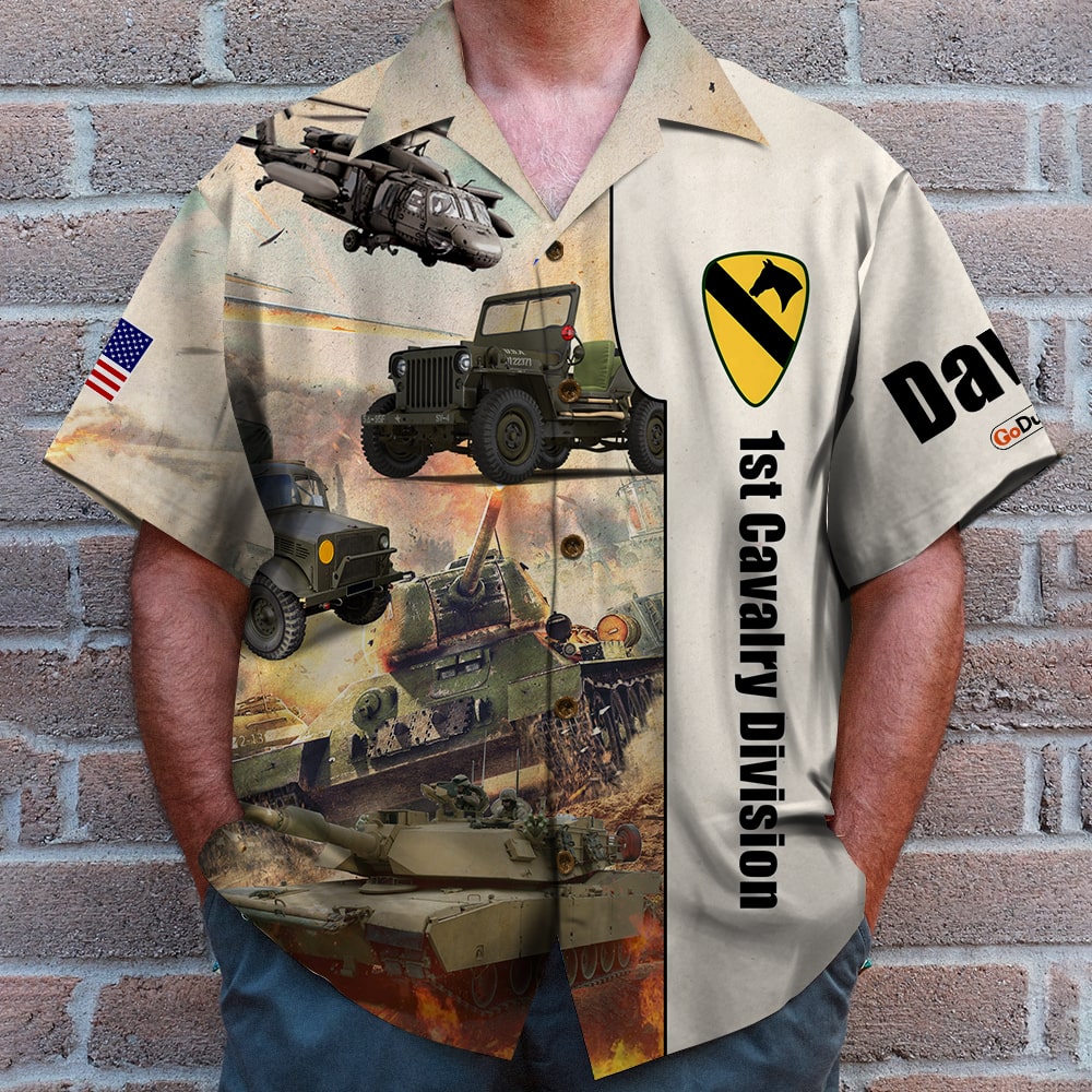 litzzy Military Tank, Truck, Helicopter In A War - Personalized Army, Marine Hawaiian Shirt, Military Gifts with Custom Military Unit 01qhqn090522 Hawaiian Shirt For Men, Woman, Litzzy Aloha Shirt Hawaiian Shirt   