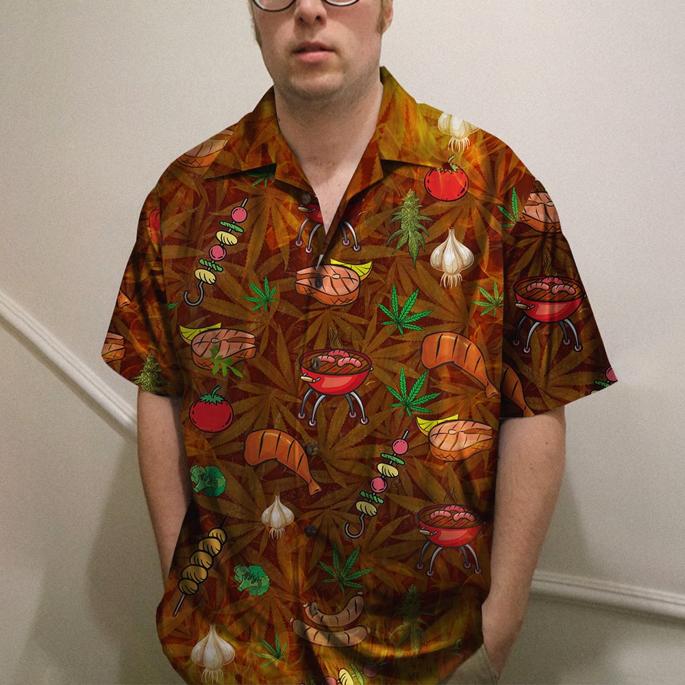 litzzy BBQ Hawaiian Shirt - I'd smoke that Hawaiian Shirt For Men, Woman, Litzzy Aloha Shirt Hawaiian Shirt   