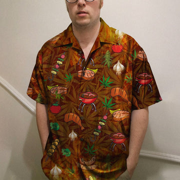 litzzy BBQ Hawaiian Shirt - I'd smoke that Hawaiian Shirt For Men, Woman, Litzzy Aloha Shirt Hawaiian Shirt   