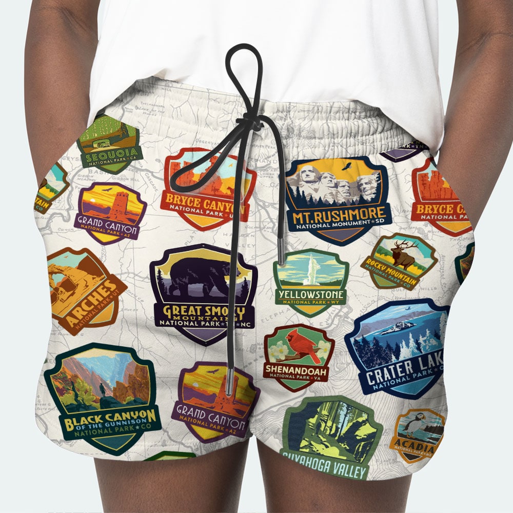 litzzy National Park Seamless Pattern, Hawaiian Shirt and Men Beach Shorts Hawaiian Shirt For Men, Woman, Litzzy Aloha Shirt Hawaii Shirt   