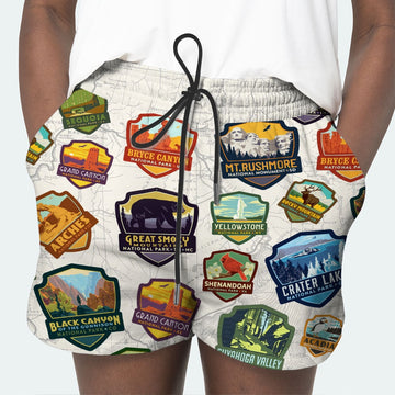 litzzy National Park Seamless Pattern, Hawaiian Shirt and Men Beach Shorts Hawaiian Shirt For Men, Woman, Litzzy Aloha Shirt Hawaii Shirt   