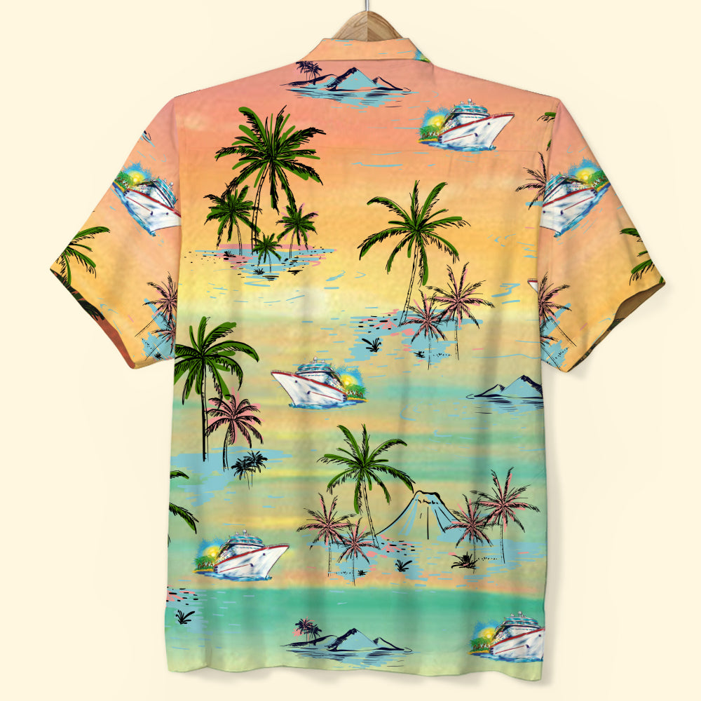 litzzy We're In It For The Long Journey, Couple Cheer Hawaiian Shirt, Aloha Shirt Hawaiian Shirt For Men, Woman, Litzzy Aloha Shirt Hawaii Shirt   