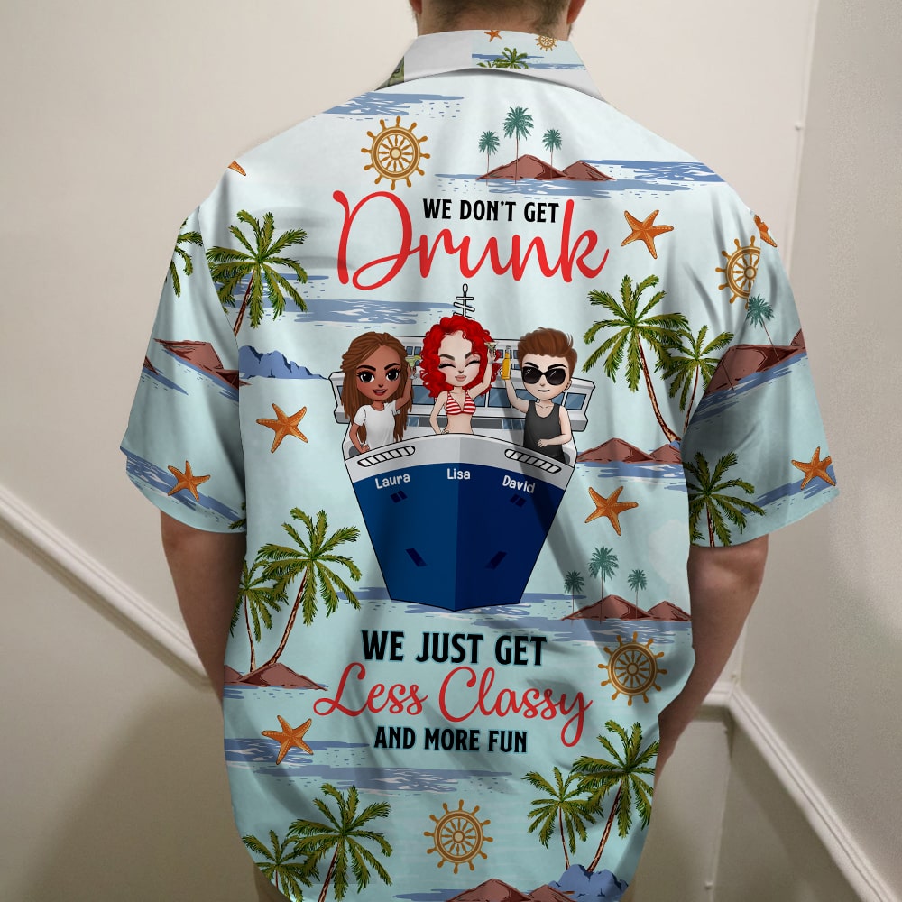 litzzy Personalized Cruising Girl Hawaiian Shirt - Drunk Less Classy and More Fun Hawaiian Shirt For Men, Woman, Litzzy Aloha Shirt Hawaiian Shirt   