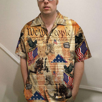 litzzy Veteran We the people Hawaiian Shirt, Aloha Shirt Hawaiian Shirt For Men, Woman, Litzzy Aloha Shirt Hawaii Shirt   