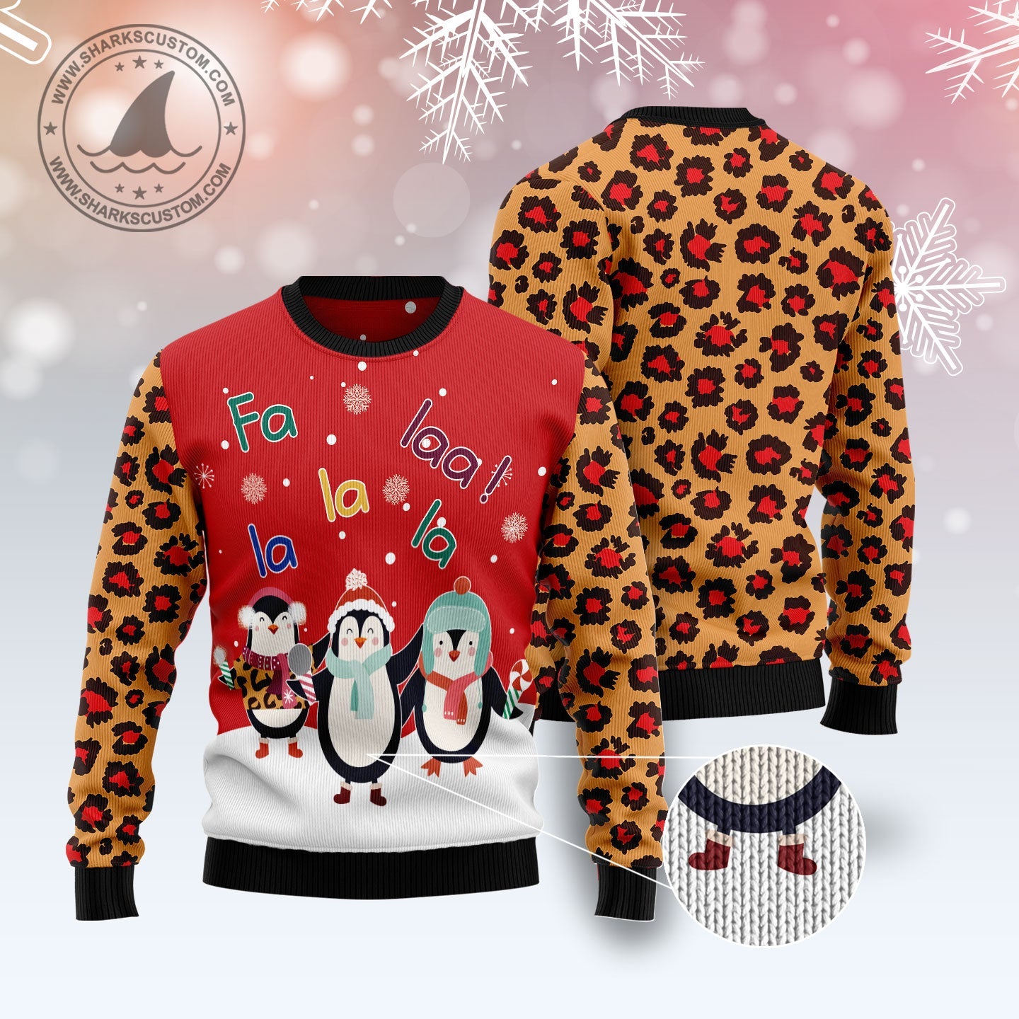 litzzy Penguin Christmas Song T0411 Ugly Christmas Sweater -  Best Gift For Christmas, Noel Malalan - Christmas Signature sweater   