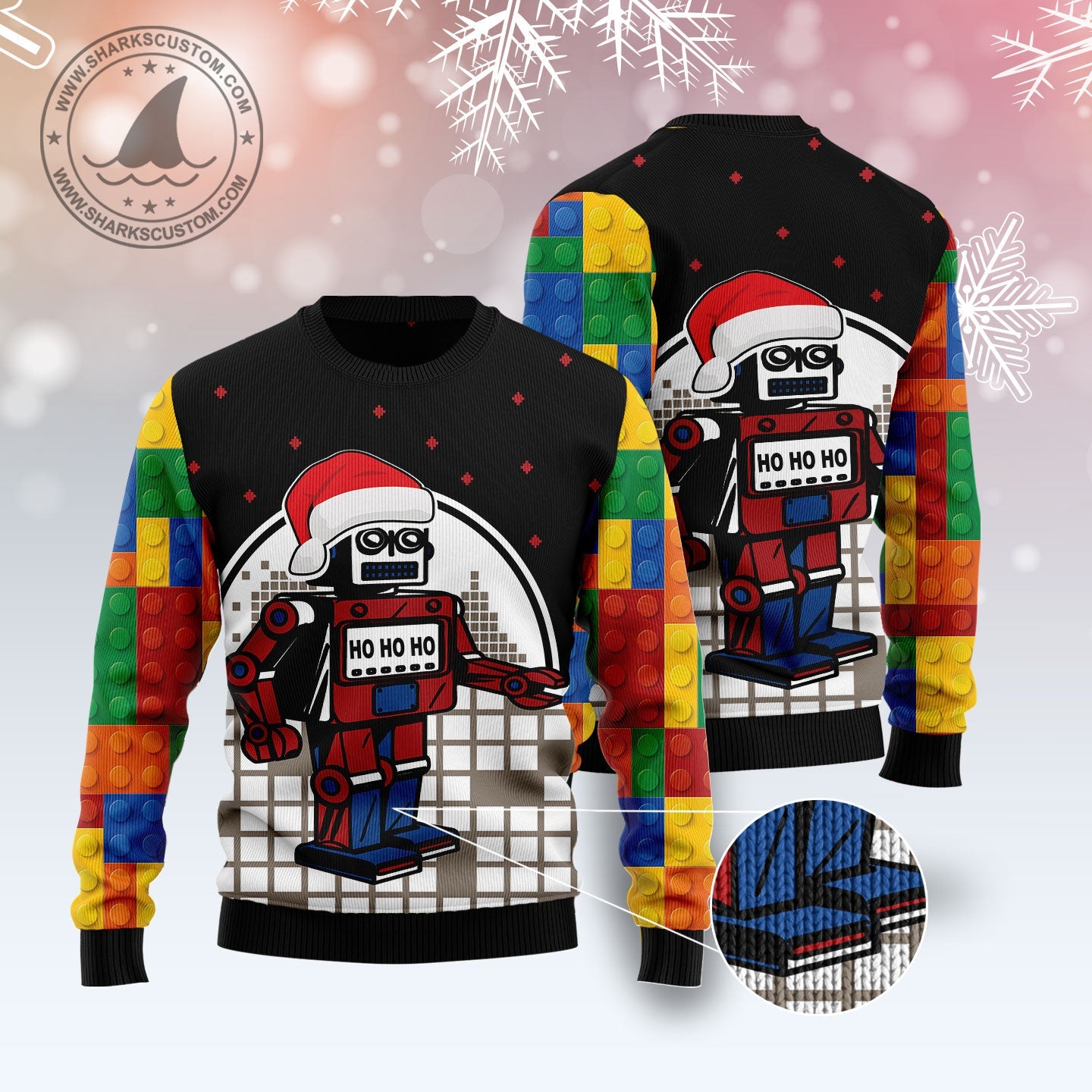 litzzy Lego Hohoho T1910 Ugly Christmas Sweater -  Best Gift For Christmas, Noel Malalan - Christmas Signature - TB82768 sweater   
