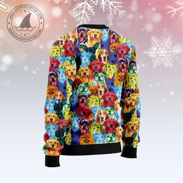 litzzy Dog Colorful T0211 Ugly Christmas Sweater -  Best Gift For Christmas, Noel Malalan - Christmas Signature sweater   