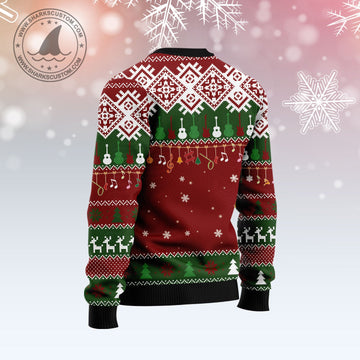 litzzy Guitar Gimme The Beat T0511 Ugly Christmas Sweater -  Best Gift For Christmas, Noel Malalan - Christmas Signature sweater   