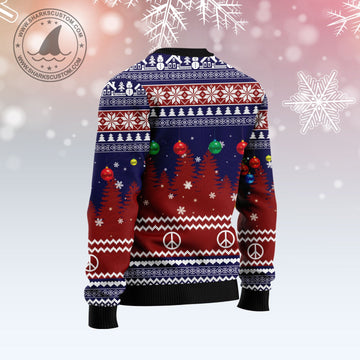 litzzy Elephant Hippie Girl T0511 Ugly Christmas Sweater -  Best Gift For Christmas, Noel Malalan - Christmas Signature sweater   
