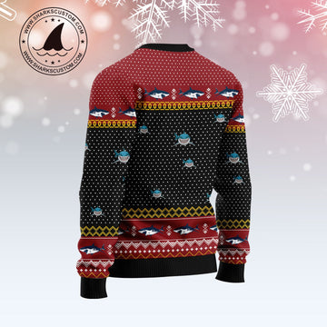 litzzy Mommy Shark Christmas T1011 Ugly Christmas Sweater -  Best Gift For Christmas, Noel Malalan - Christmas Signature sweater   