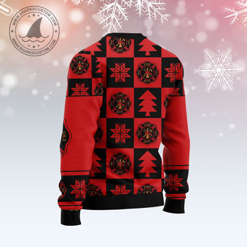 litzzy Firefighter Christmas Pattern T2110 Ugly Christmas Sweater -  Best Gift For Christmas, Noel Malalan - Christmas Signature sweater   