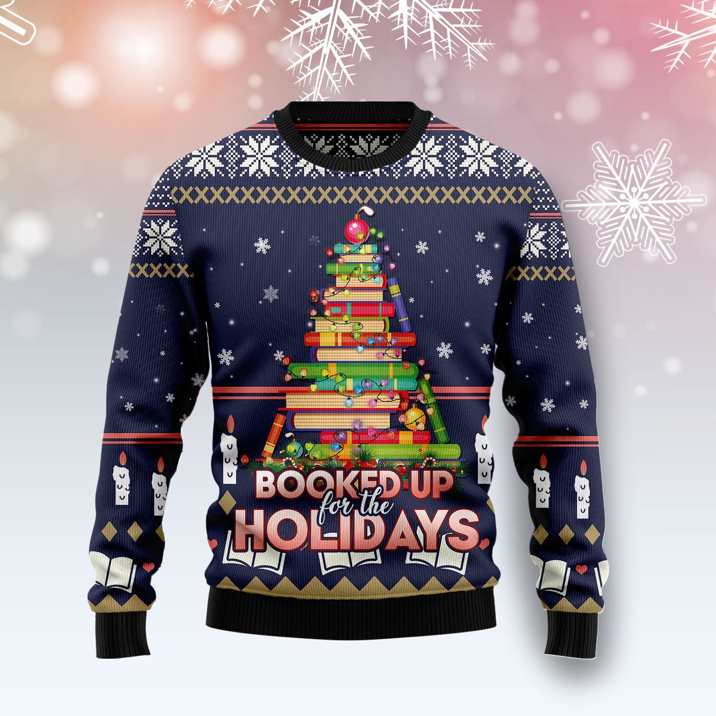 litzzy Book Christmas Tree T2910 Ugly Christmas Sweater -  Best Gift For Christmas, Noel Malalan - Christmas Signature sweater   