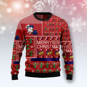 litzzy Louisiana Merry Christmas T2110 Ugly Christmas Sweater -  Best Gift For Christmas, Noel Malalan - Christmas Signature sweater   