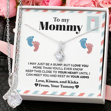litzzy To My Mommy - Alluring Necklace - Love, Kisses, and Kicks Jewelry Standard Box  