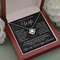 litzzy To My One and Only Wife - I Love You - Gift For Beautiful Wife Jewelry 14K White Gold Finish Luxury Box 