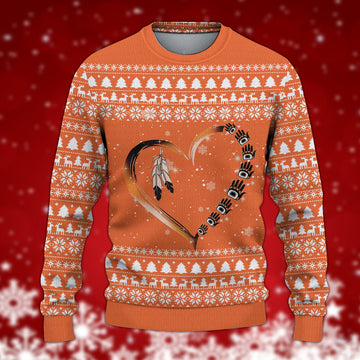 litzzy Native Knitted Sweater, Gift for Native Americans - KN030PA06 -  Best Gift For Christmas, Noel Malalan - Christmas Signature Sweater   