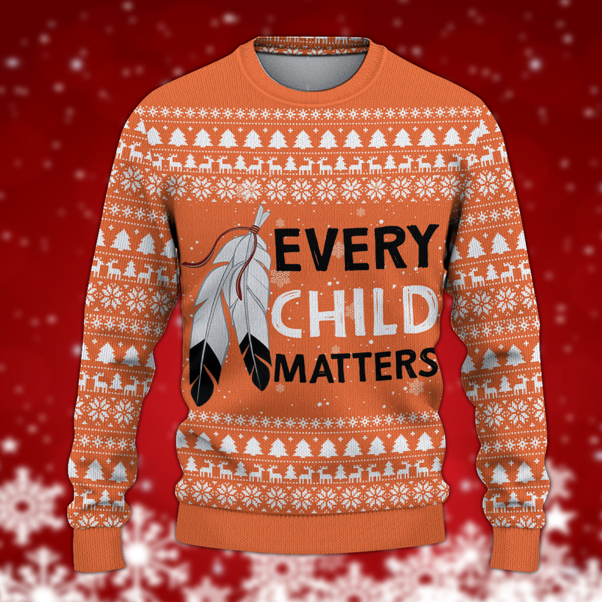 litzzy Native Knitted Sweater, Gift for Native Americans - KN031PA06 -  Best Gift For Christmas, Noel Malalan - Christmas Signature Sweater   