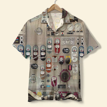 litzzy Personalized Firefighter Hawaiian Shirt Fire Engine Side Panel Hawaiian Shirt For Men, Woman, Litzzy Aloha Shirt Hawaii Shirt   