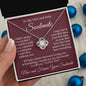 litzzy To One and Only Soulmate - I can't live without you - Gift For Wife, Girlfriend Jewelry   