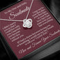 litzzy To One and Only Soulmate - I can't live without you - Gift For Wife, Girlfriend Jewelry   