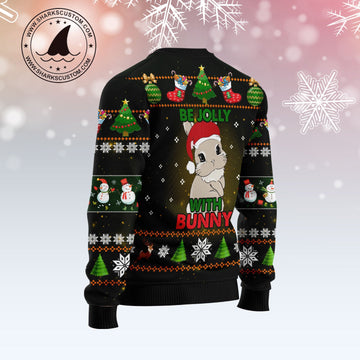 litzzy Rabbit Be Jolly TY1811 Ugly Christmas Sweater -  Best Gift For Christmas, Noel Malalan - Christmas Signature sweater   