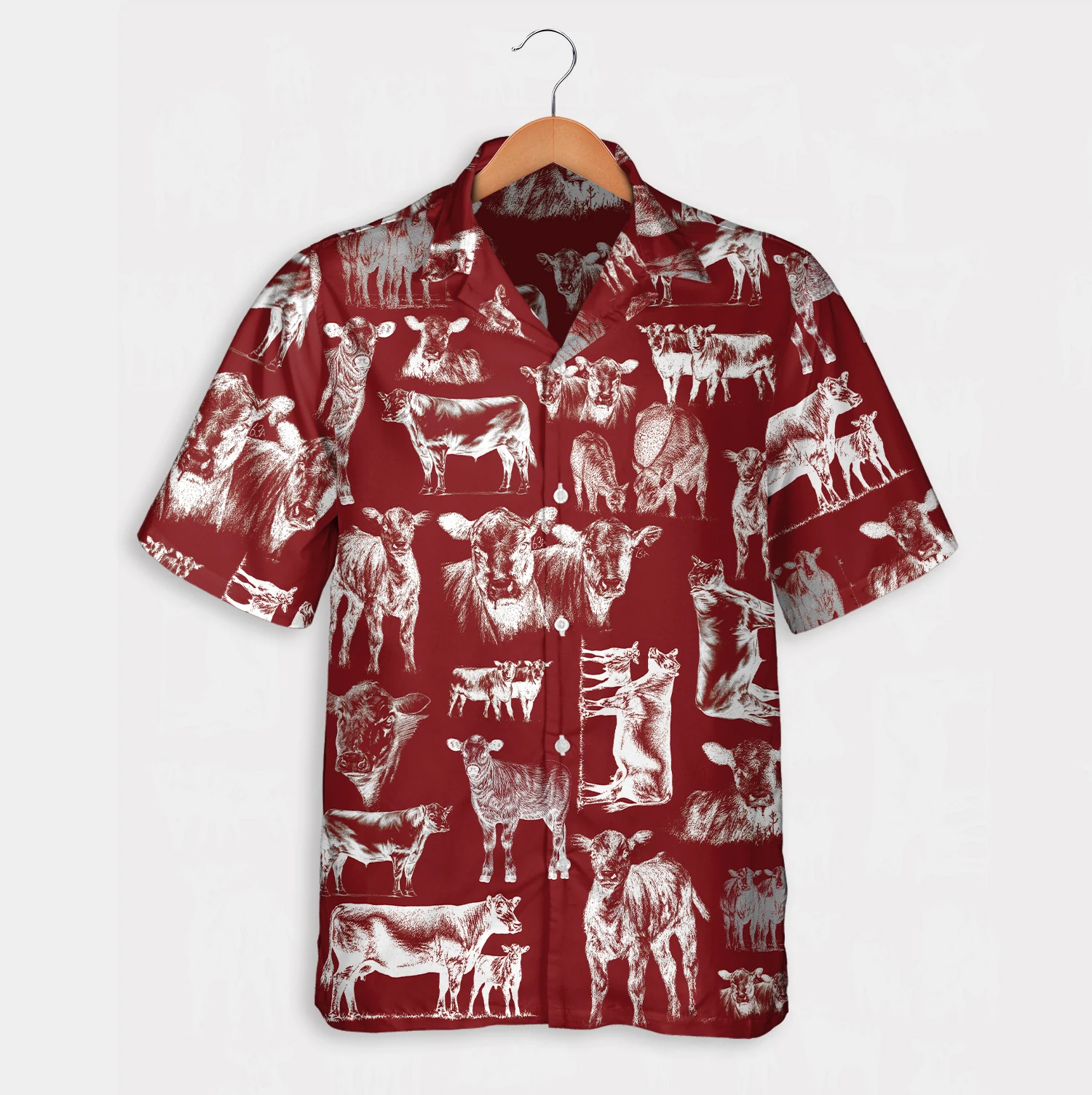 litzzy Tractor pattern white and blue, red, green Hawaiian Shirt, Summer gift, Short Sleeve Aloha Beach Shirt - Aloha shirt Hawaiian Hawaii Shirt For Summer Hawaii Shirt Style 5 XS 