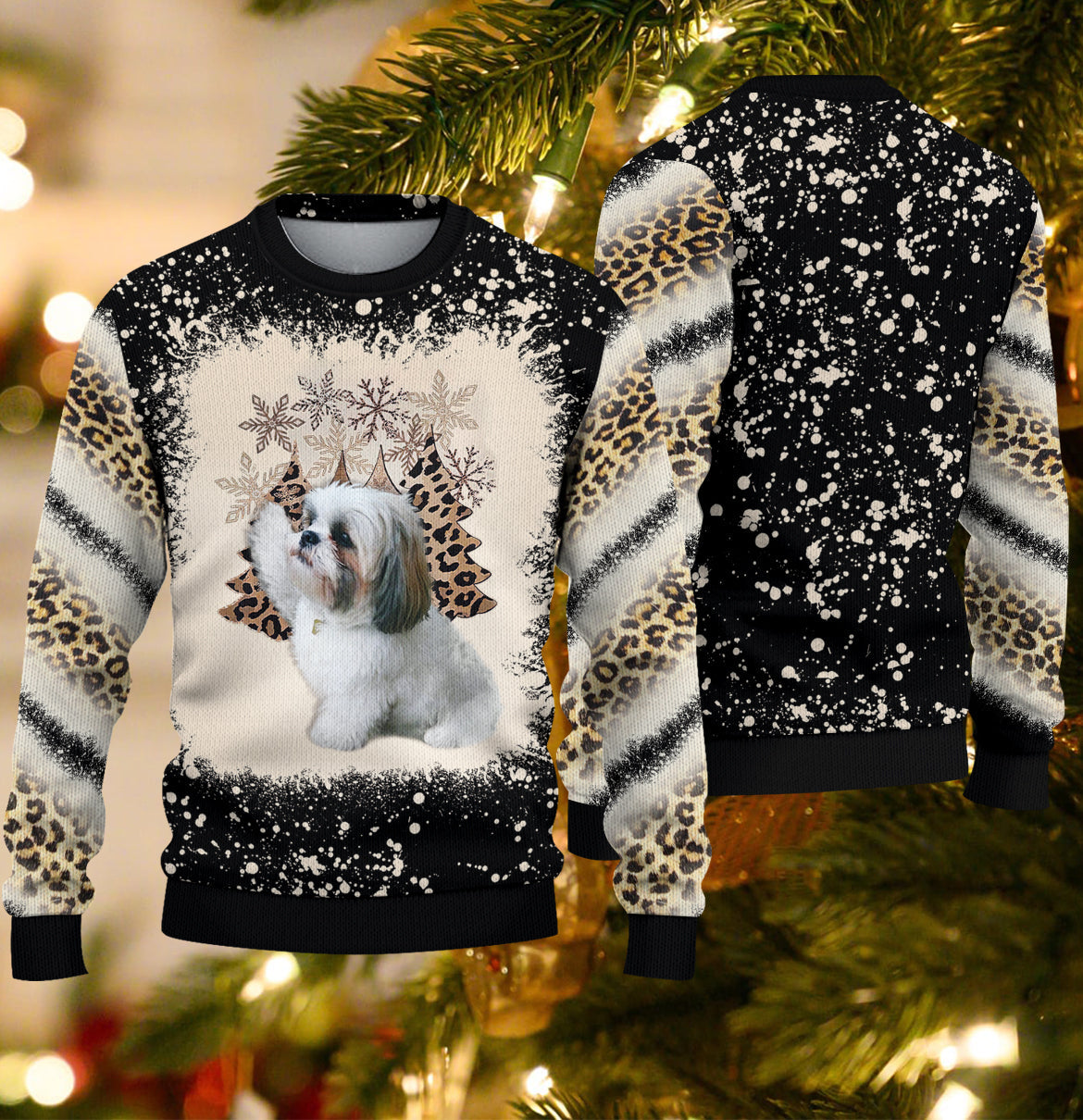 litzzy Shihtzu Knitted Sweater, Gift for Shihtzu Lovers - KN049PA06 -  Best Gift For Christmas, Noel Malalan - Christmas Signature Sweater   