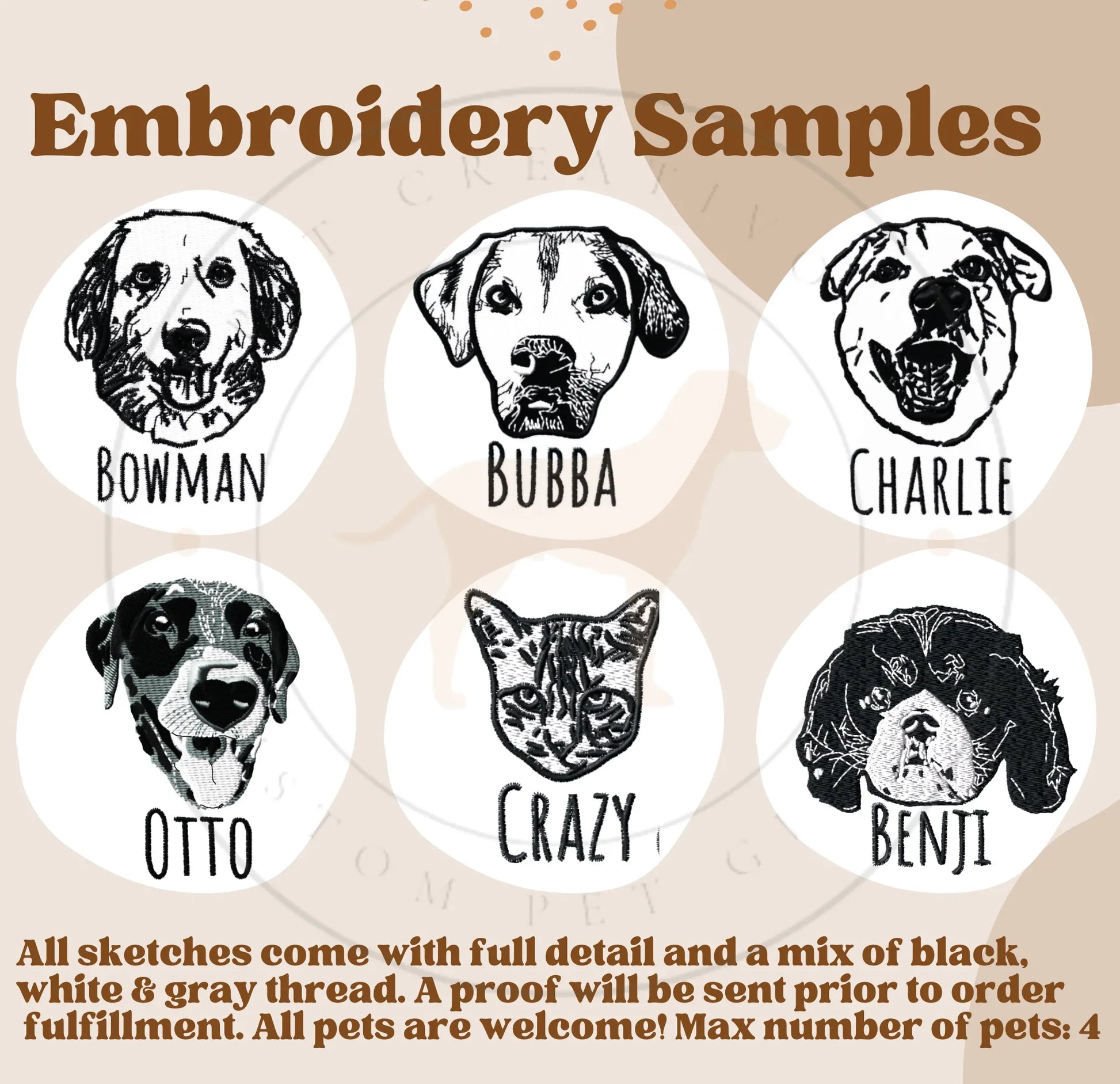 litzzy embroidered pet portrait, Cat Face Embroidery Sweatshirt, Embroidered Custom Pet Portrait Sweatshirt, Hoodie, Tshirt For Pet Lover Embroidered Shirt   