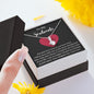 litzzy To My Soulmate - Soulmate love story - Gift For Beautiful Soulmate Jewelry 14K White Gold Finish Standard Box 