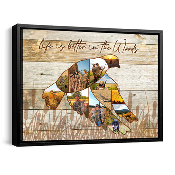 litzzy Personalized Dove Hunting Photos Collage Canvas Gift Canvas Wall Art   