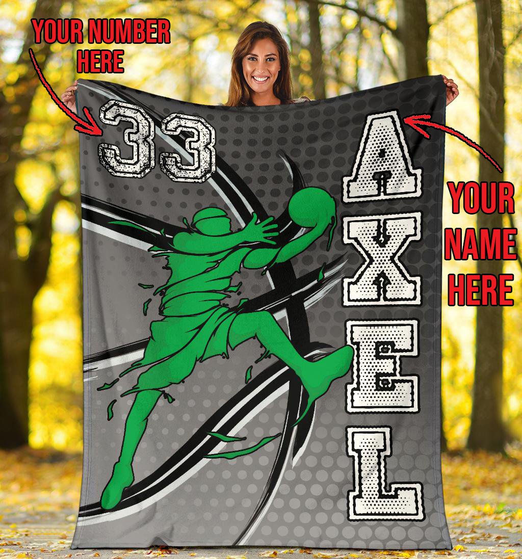 litzzy Personalized Basketball Fleece Blanket - Latg1011202 Quilt Blanket   