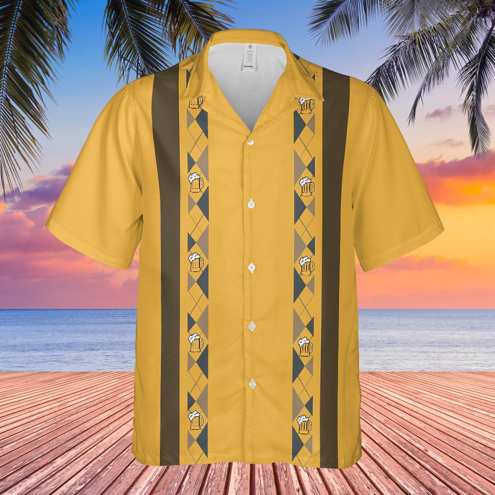 litzzy Here For The Beer Bowling Hawaii Shirt for Men and women - Aloha shirt Hawaiian Hawaii Shirt For Summer Hawaii Shirt   