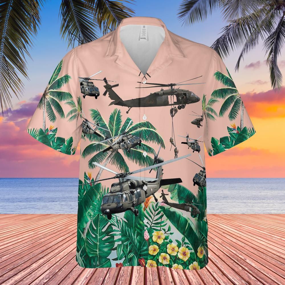 litzzy US Army Sikorsky UH-60 Black Hawk Hawaiian Shirt - Aloha shirt Hawaiian Hawaii Shirt For Summer Hawaii Shirt   
