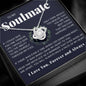 litzzy To My Soulmate - Always Hold a piece of my Heart - Gift For Wife, Girlfriend Jewelry   