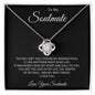 litzzy To My Soulmate - Keeper of my Soul - Gift For Wife, Girlfriend Jewelry 14K White Gold Finish Standard Box 