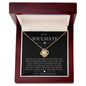 litzzy To My Soulmate - You're My World - Gift For Wife, Girlfriend Jewelry 18K Yellow Gold Finish Luxury Box w/LED 