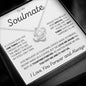 litzzy To My Soulmate - The Love We Share - Gift For Wife, Girlfriend Jewelry   