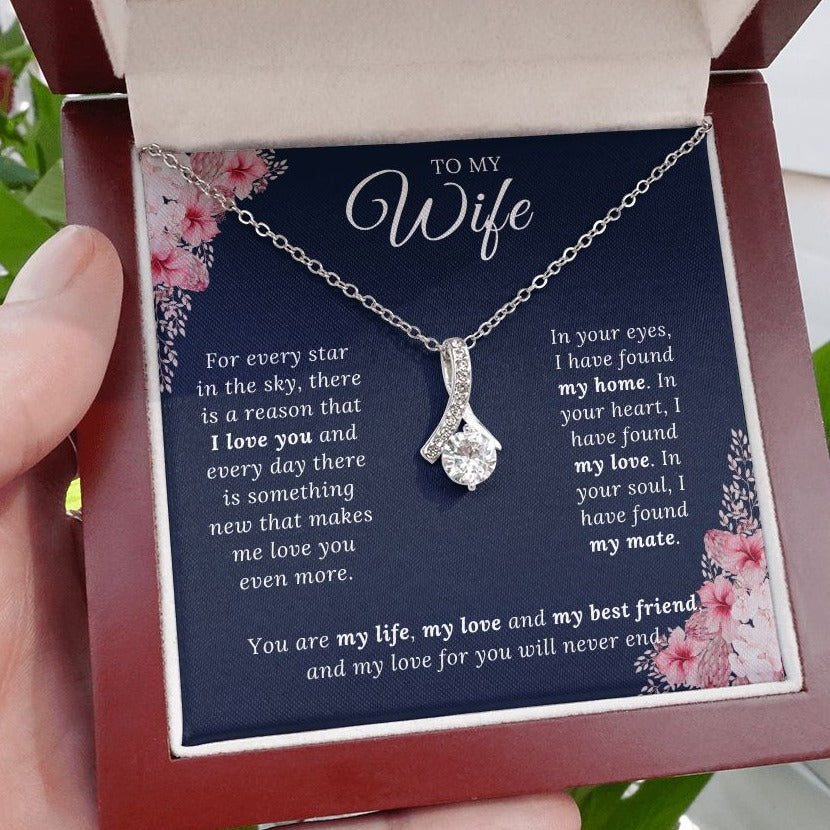 litzzy To My Wife - For Rvery Star In The Dky - Gift For Beautiful Wife Jewelry   