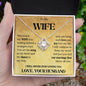 litzzy To My Wife - I will never stop loving you - Gift For Wife, Girlfriend Jewelry   