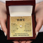 litzzy To My Wife - I will never stop loving you - Gift For Wife, Girlfriend Jewelry   