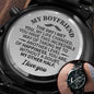 litzzy To My Boyfriend - The Day I Met You - Litzzy Engraved Premium Watch - Gift For Boyfriend Watches   