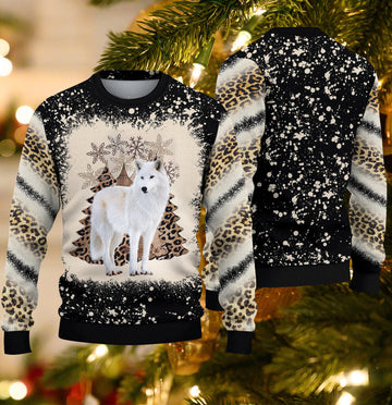 litzzy Wolf Knitted Sweater, Gift for Wolf Lovers - KN050PA06 -  Best Gift For Christmas, Noel Malalan - Christmas Signature Sweater   