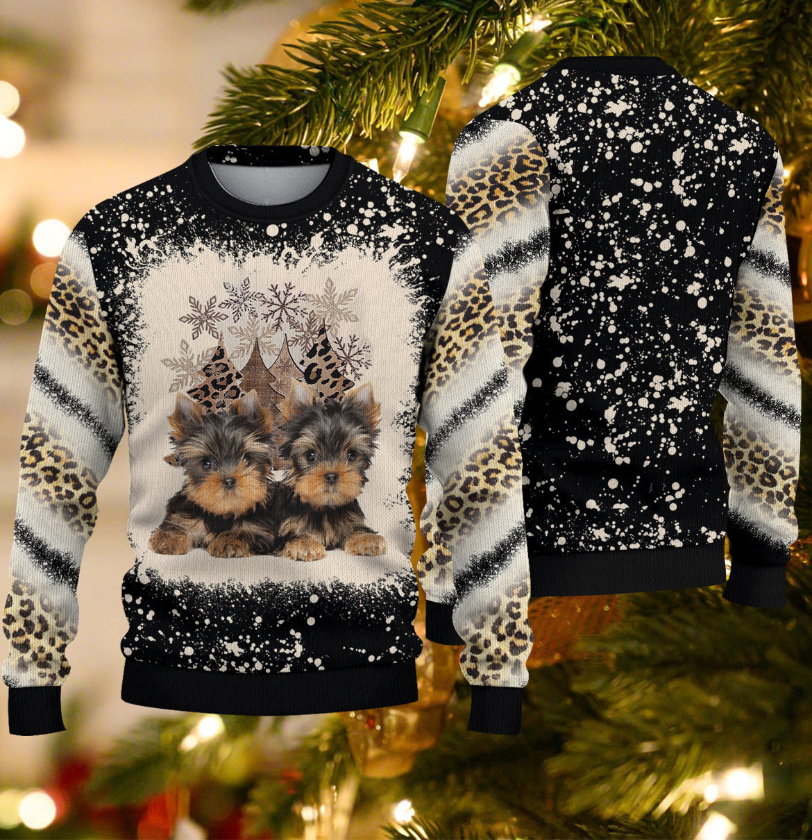 litzzy Yorkshire Knitted Sweater, Gift for Yorkshire Lovers - KN051PA06 -  Best Gift For Christmas, Noel Malalan - Christmas Signature Sweater   