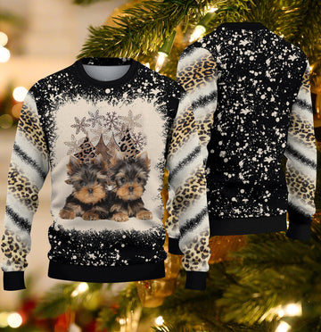 litzzy Yorkshire Knitted Sweater, Gift for Yorkshire Lovers - KN051PA06 -  Best Gift For Christmas, Noel Malalan - Christmas Signature Sweater   